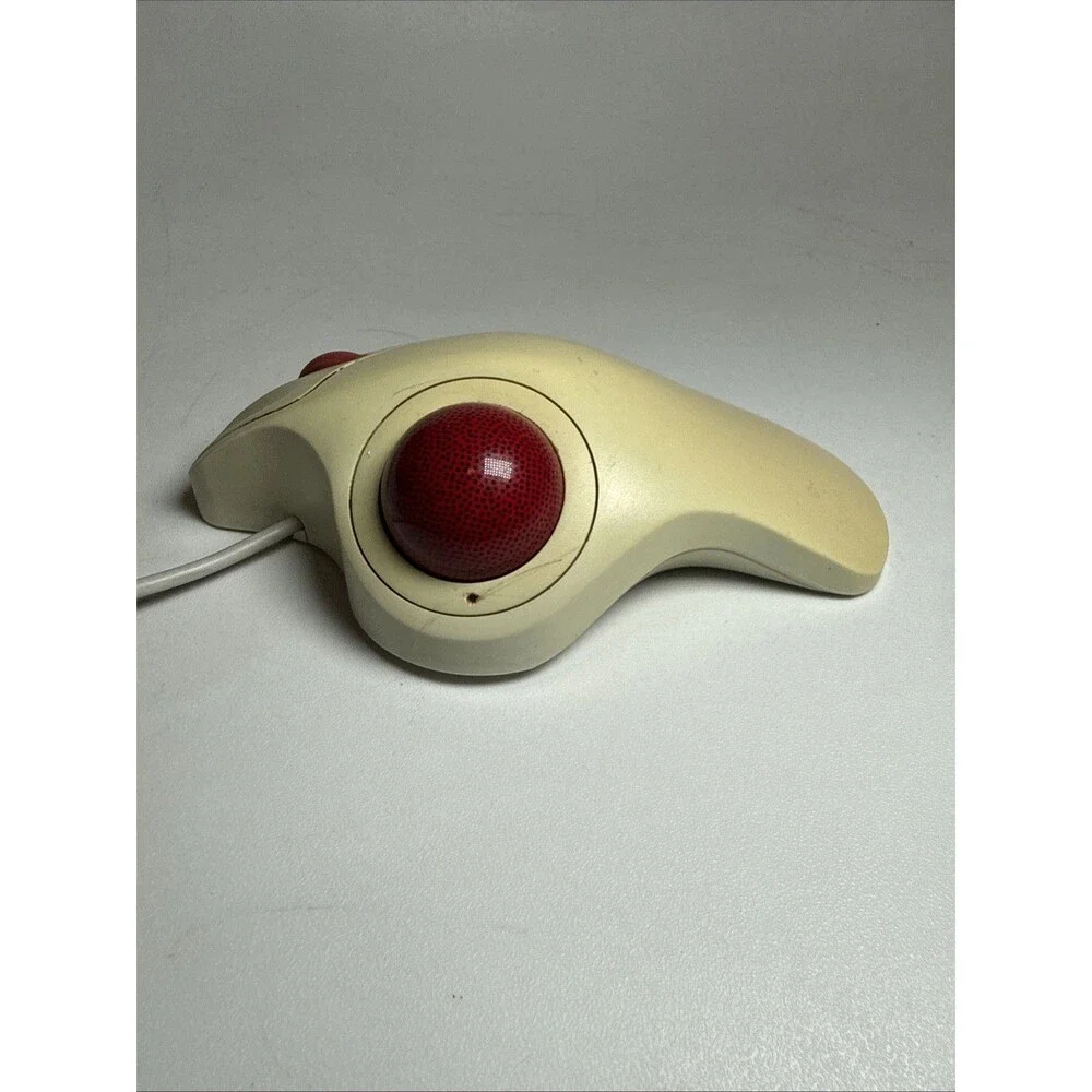 Logitech TrackMan Marble Wheel T-BB13 Trackball Mouse PS/2 USB Adapter Tested